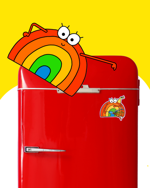 NEW Brian the Rainbow Party Magnet! LIMITED EDITION