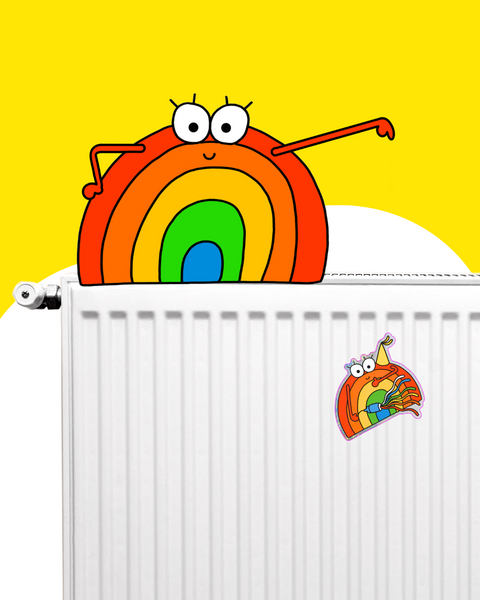 NEW Brian the Rainbow Party Magnet! LIMITED EDITION