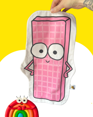 Paulette the Pink Wafer! STUFF YOUR OWN CUSHION!